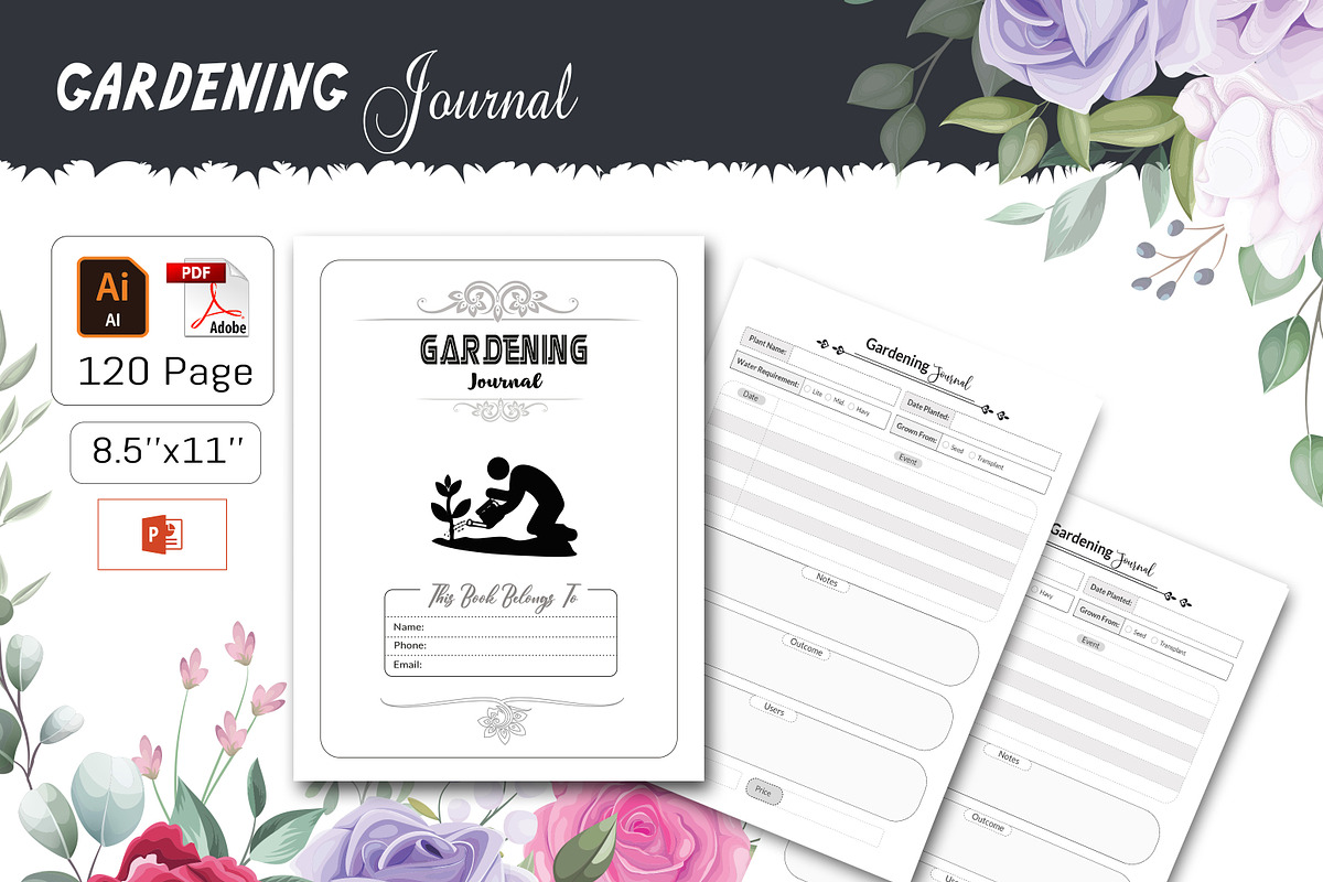 Gardening Journal, a Stationery Template by design_hut (Photo 1 of 3)