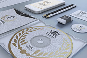 Gold And White Corporate Identity, a Stationery Template by Marvel (Thumbnail 3 of 5)