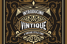 Vintique Vintage Stylist Font