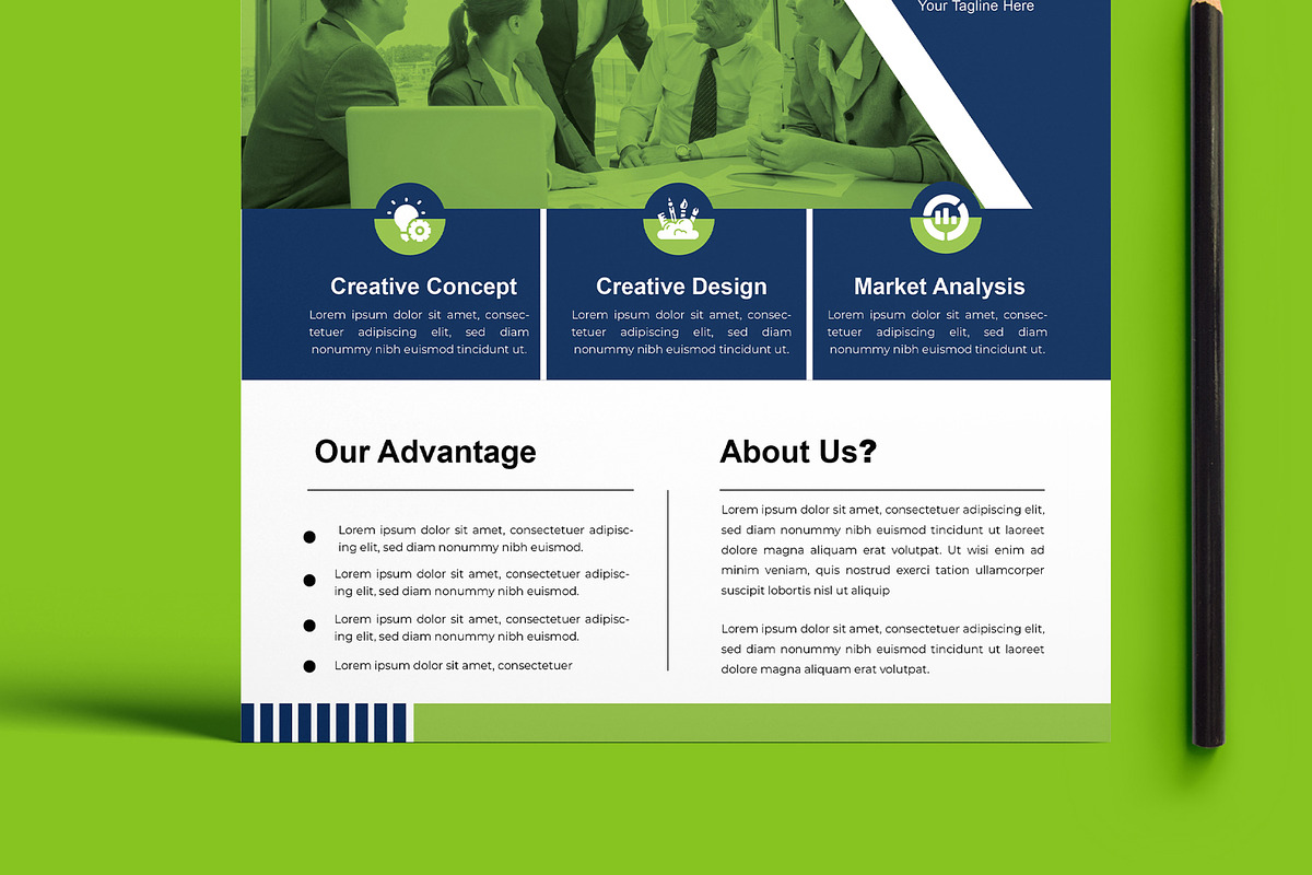 Marketing Flyer Design Template, a Flyer Template by MightyDesign (Photo 3 of 8)