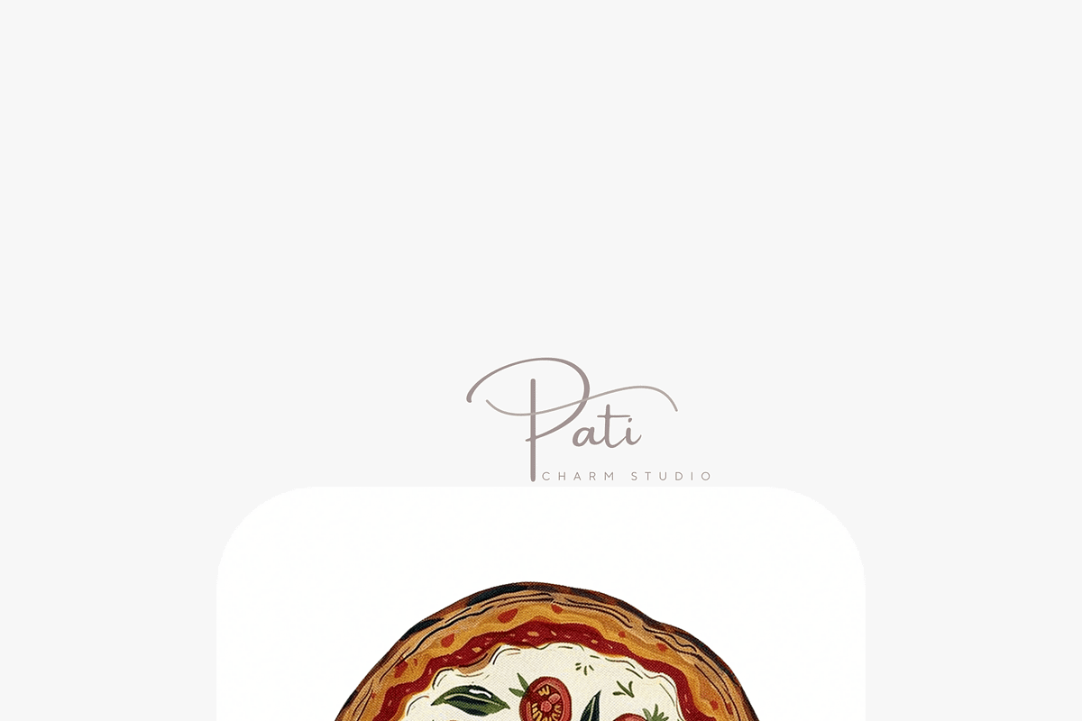 Italian Food Clipart Set, a Decorative Illustration by Pati Charm Studio (Photo 6 of 8)