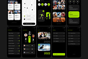 Winter Sports Mobile Application UX, an UI Kit Template by CreativeShaper (Thumbnail 3 of 3)