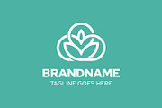 Cloud Plant Modern Line Logo, a Branding & Logo Template by Pray Art Design Studio (Thumbnail 2 of 2)