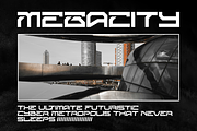 WARCORP – Futuristic Display Font, a Sans Serif Font by Vroz Studio (Thumbnail 7 of 8)