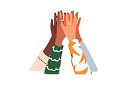 Friend hands together. Friendship, an Illustration by Good Studio (Thumbnail 2 of 12)