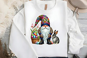 Watercolor Easter Gnomi Clipart, an Illustration by DreamCafeArt (Thumbnail 4 of 4)