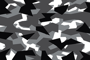 Grey Geometric Camouflage Vector