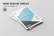Brand Guideline Template, a Brochure Template by retrographix (Thumbnail 1 of 9)