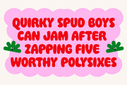 Bubboldy, a Handwritten Font by graphicook (Thumbnail 6 of 10)