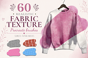 Procreate Fabric Texture Brushes, a Brush Add-On by HopeArtIllustration (Thumbnail 1 of 7)
