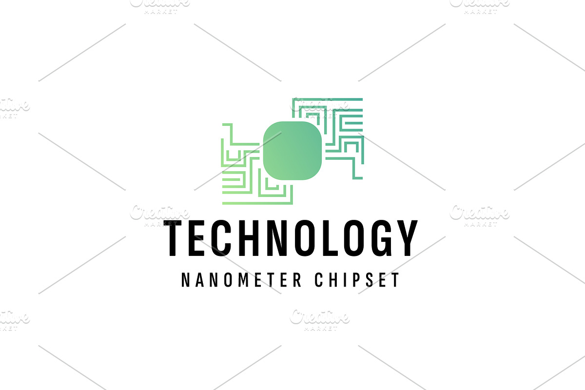 Technology logo illustration, a Branding & Logo Template by Dyn Studio