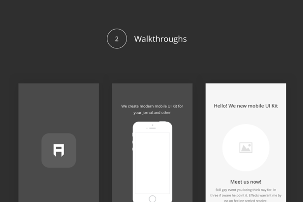 Arco – Wireframe Mobile UI Kit, a Wireframe Template by Unidack Design (Photo 3 of 4)