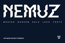 Nemuz – Editoral Bold Logo Font