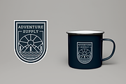 Adventure Line Art Logo Badge, a Branding & Logo Template by prasetyadavid (Thumbnail 2 of 3)