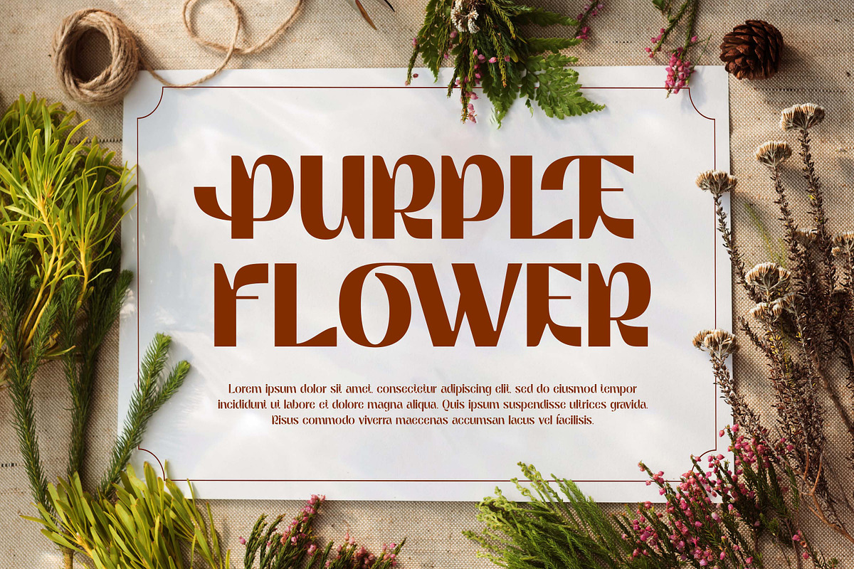 Brown Bridge | Art Deco Display Font, a Sans Serif Font by Ekahermawan (Photo 7 of 15)
