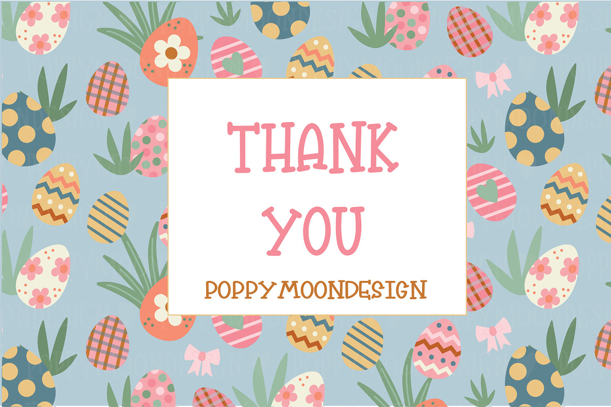 Safari Easter Clipart & paper set, an Animal Illustration by Poppymoondesign (Photo 5 of 5)