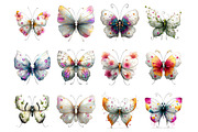 Spring Butterfly Clipar, an Illustration by Design Market (Thumbnail 2 of 5)