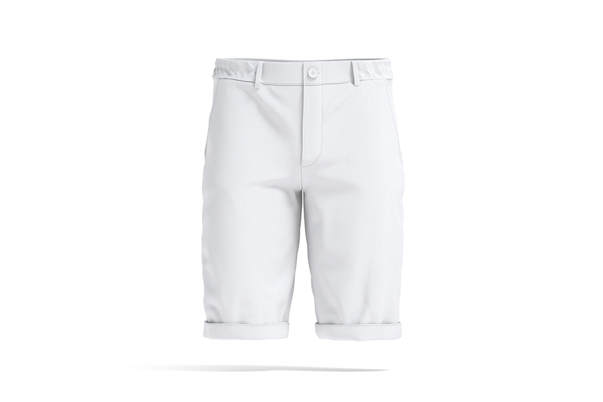 White Men's Casual Shorts 3D Model, an Object 3D Model by rebrandy (Photo 1 of 9)