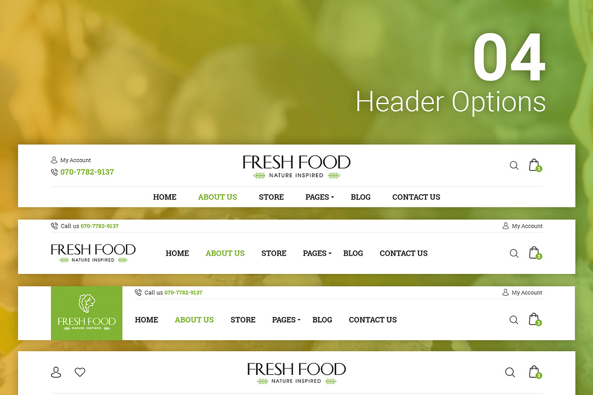 FreshFood – OrganicFood PSD Template, a Websites & App Template by EngoCreative.com (Photo 5 of 5)