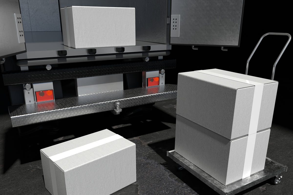 Shipping Box Mockup, a Packaging Mockup by Bartama Graphic (Photo 5 of 5)