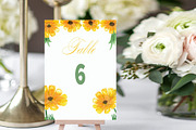 Sunflower Watercolor Wedding Suite, an Invitation Template by Love Design (Thumbnail 7 of 12)