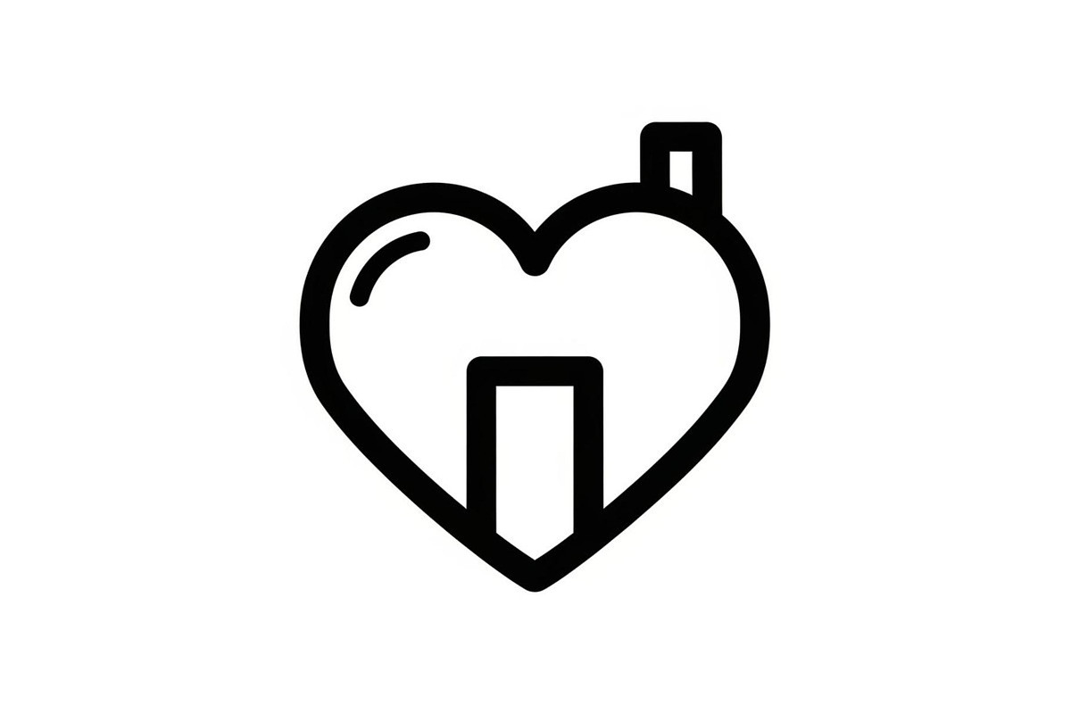50 Home Love Heart House Icon Set Bu, an Illustration by Gaye Art (Photo 47 of 51)