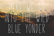 Skinny Minnie, a Sans Serif Font by Printable Wisdom (Thumbnail 3 of 4)