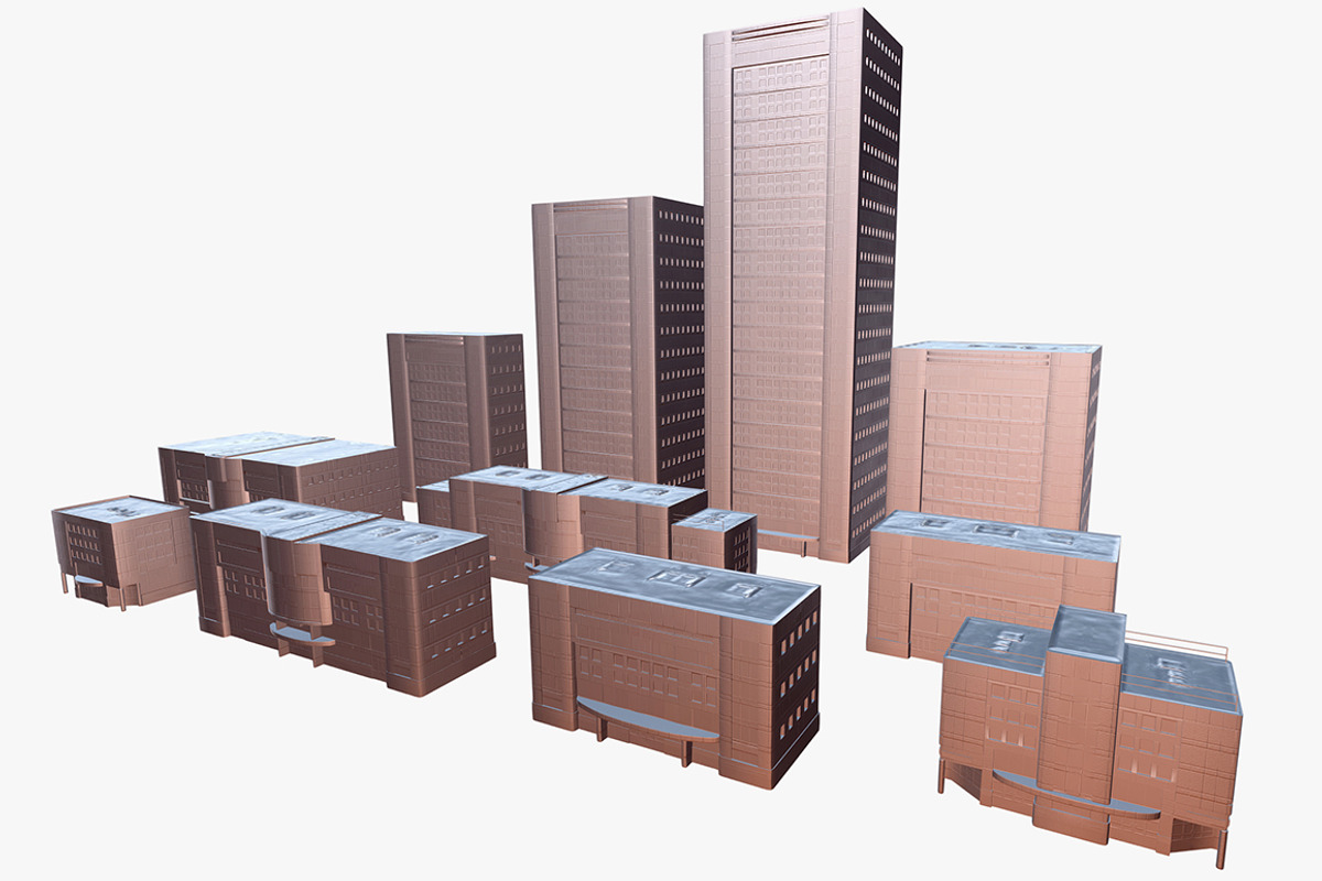Modern Buildings, an Architecture 3D Model by Beatheart Creative Studio (Photo 10 of 12)
