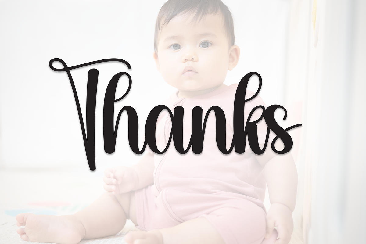 Chubby | Script Font, a Handwritten Font by Scratchones (Photo 9 of 9)