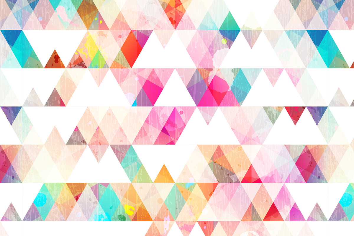 Vector Rainbow Patterns Pack, a Texture Illustration by Gudiny (Photo 4 of 5)
