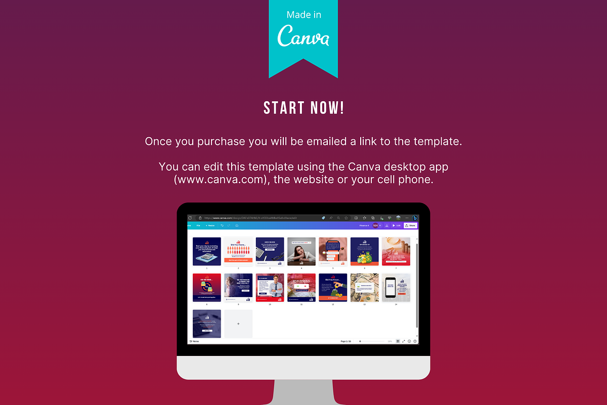 15 Finance Social Media Templates, a Social Media Template by Sincerely Media (Photo 9 of 9)
