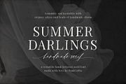 Summer Darlings | Handlettered Serif, a Serif Font by Pink Coffie (Thumbnail 1 of 20)
