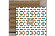 Fishing Digital papers & clipart, a Pattern Graphic by JennyL Designs (Thumbnail 4 of 5)
