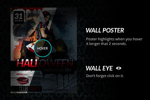 Halloween TV HTML Countdown Theme