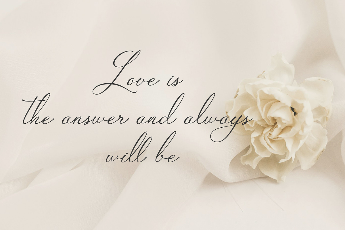 Fingline – Classic Calligraphy Font, a Script Font by Imiftype Studio (Photo 6 of 10)