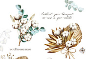 Bohemian garden hand drawn clipart, a Decorative Illustration by Navenzeles (Thumbnail 5 of 14)
