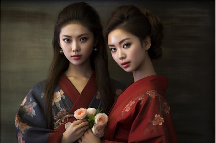 Cultural Asian women street, a Beauty & Fashion Photo by Ylivdesign