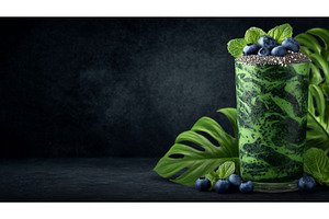 A healthy eating option is a green, a Food & Drink Photo by ZinetroN