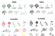 75 Hand-Drawn Flora Unique Pack, an Object Illustration by Knofe (Thumbnail 2 of 6)