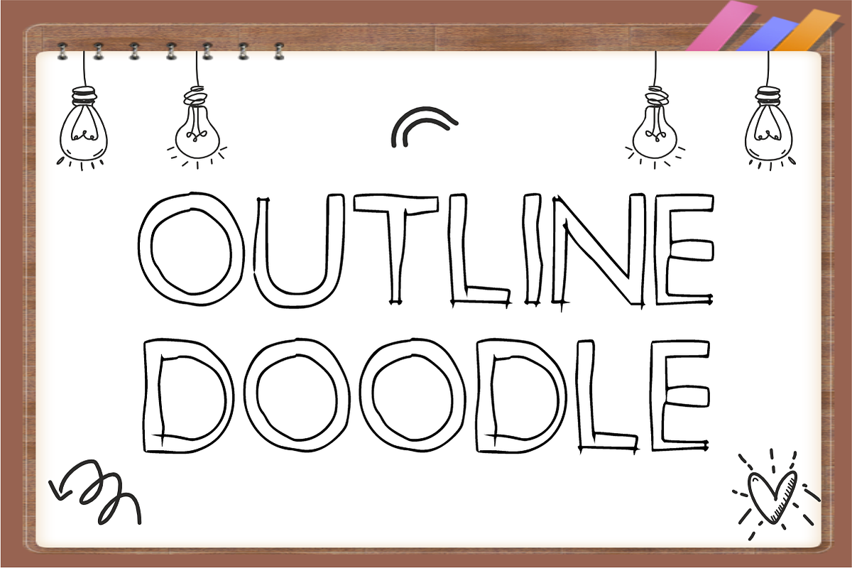 Preschool Doodles - Cute Hand drawn, a Handwritten Font by Sahira Studio (Photo 3 of 4)
