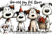 Whimsical Dog PNG Clipart, an Illustration by OK Design (Thumbnail 1 of 6)