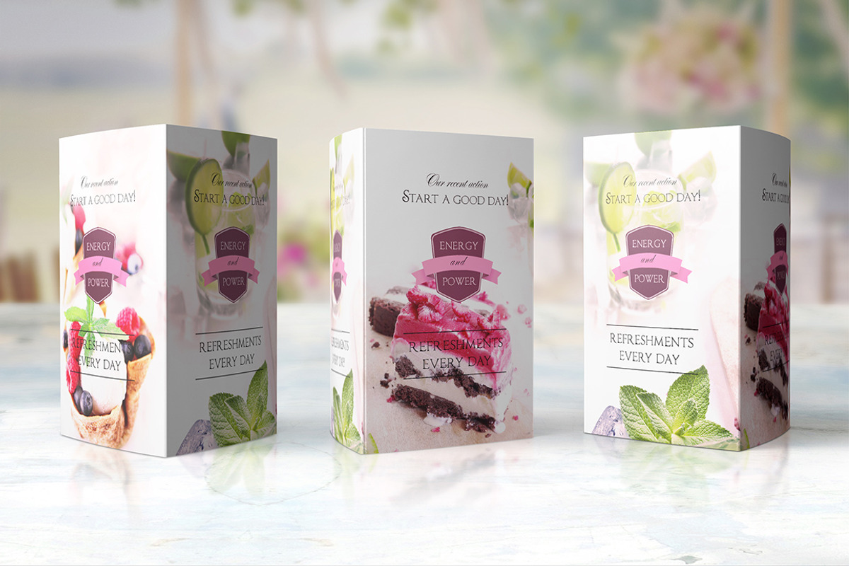 Table Tent Mock-up's Kit, a Product Mockup by ItemBridge