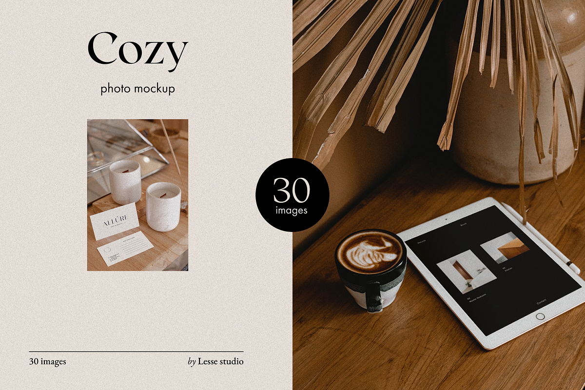 Cozy Photo Mockup Bundle, a Books & Magazine Mockup by Lesse Studio (Photo 1 of 13)