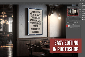 Pub Posters PSD Mockup Pack