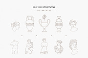 Antique Greek Graphic collection, an Illustration by ms Julia Nova (Thumbnail 4 of 5)