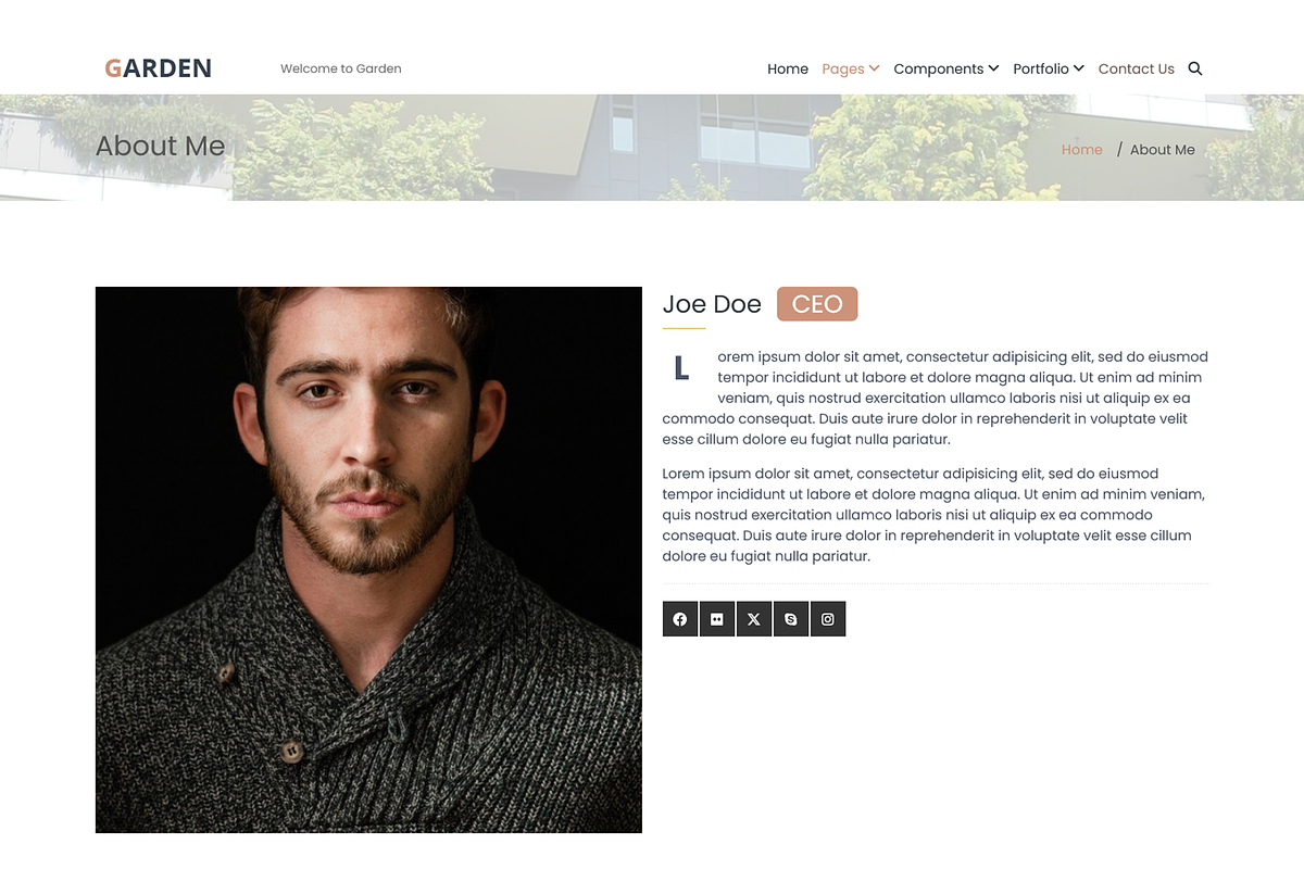 Garden - Multipurpose HTML5 Template, a HTML Template by ColorsThemes (Photo 3 of 3)