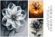 Ethereal Florals, a Decorative Illustration by Digital Art Creations (Thumbnail 4 of 7)