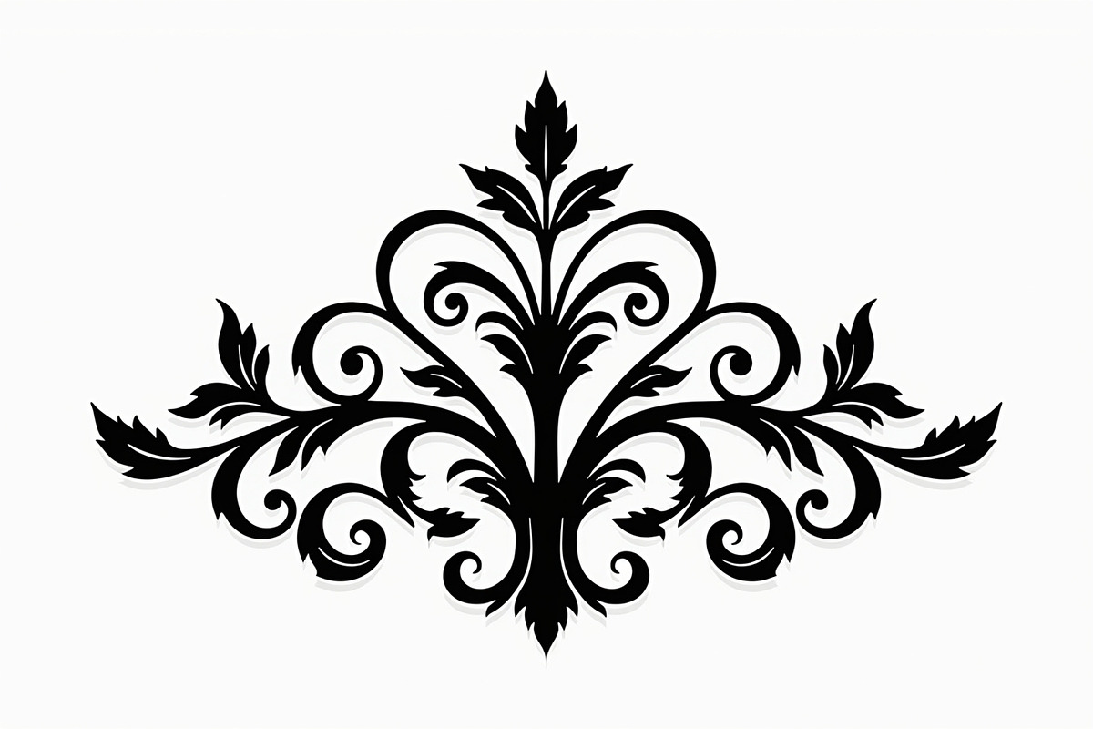 Victorian Scrollwork Ornament with, an Illustration by Amazin_art (Photo 24 of 26)