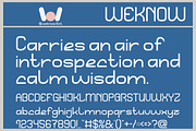 Quiet Thinker font, a Sans Serif Font by weknow (Thumbnail 2 of 8)