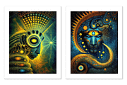 Dage Collection · Shaman Vision, a Decorative Illustration by milatovar (Thumbnail 2 of 19)
